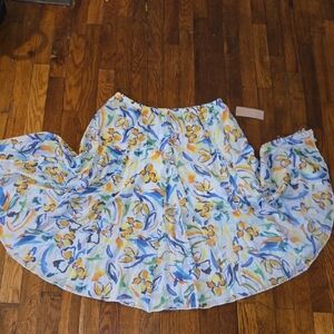 Hope & Harlow Vibrant-Print Skirt In Size Large